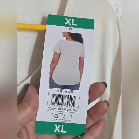 Lucky Brand Women's Butterfly Graphic T-Shirt sz XL NEW Casual Cozy Soft Nature - Picture 5 of 11